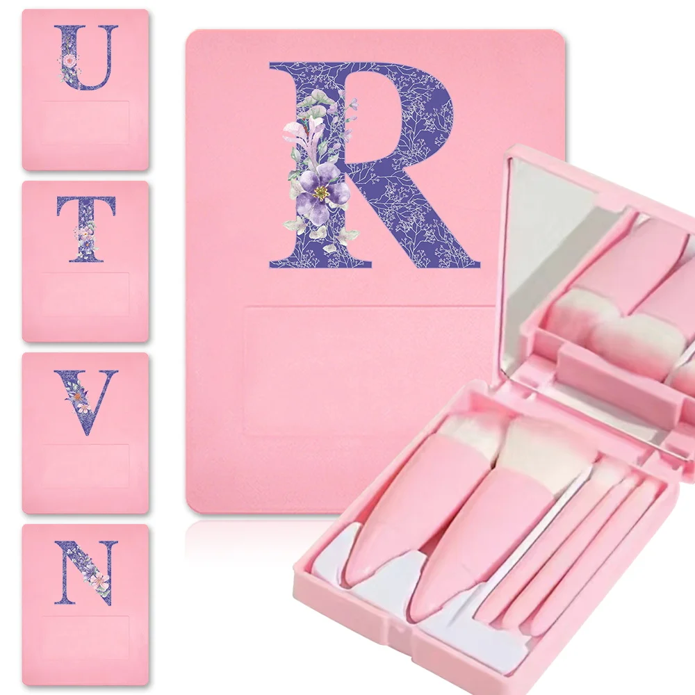 5 Pcs Durable Makeup Brush Kit With Bright Mirror Organizer Cover Foundation Eyeshadow Lip Brushes Holder Purple Letter Pattern
5 Pcs Durable Makeup Brush Kit With Bright Mirror Organizer Cover Foundation Eyeshadow Lip Brushes Holder Purple Letter Pattern