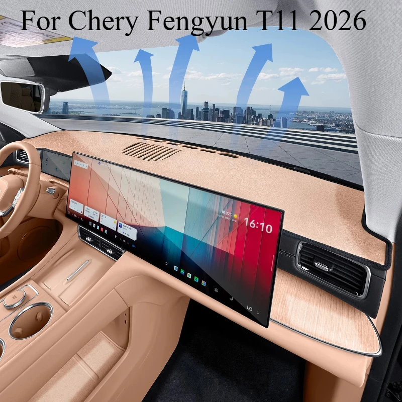 For Chery Fengyun T11 2026 Dashboard Cover Mat – Suede Anti-Glare Dash Mat, Custom Fit Sunshade UV Protector
For Chery Fengyun T11 2026 Dashboard Cover Mat – Suede Anti-Glare Dash Mat, Custom Fit Sunshade UV Protector