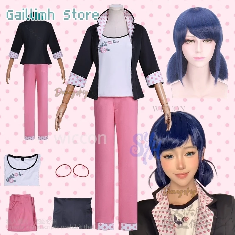 Anime Nadybuu 6th Cosplay Reddy Costume Black Coat Pink Dots Pink Pant Kawaii Uniform Jirai Kei Girls Halloween Party Customized
Anime Nadybuu 6th Cosplay Reddy Costume Black Coat Pink Dots Pink Pant Kawaii Uniform Jirai Kei Girls Halloween Party Customized