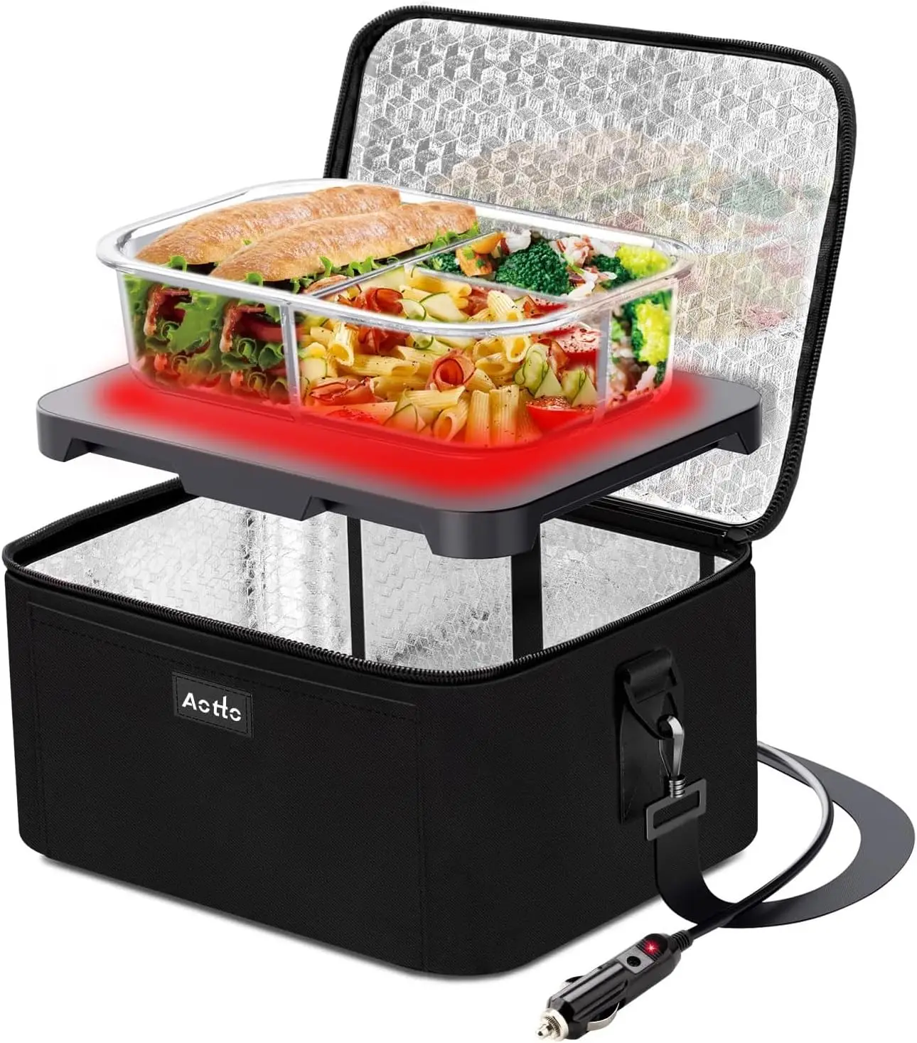 Portable 12V/24V Electric Lunch Box Heater - 2-in-1 Car Food Warmer, Keep Meals Warm for Travel - Black
Portable 12V/24V Electric Lunch Box Heater - 2-in-1 Car Food Warmer, Keep Meals Warm for Travel - Black