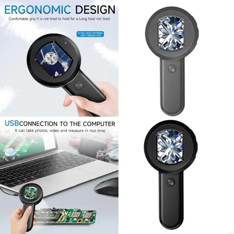 Professional Desktop Microscope 2Inch Screen Accuracy Lighting Jewelry Making M68E
Professional Desktop Microscope 2Inch Screen Accuracy Lighting Jewelry Making M68E