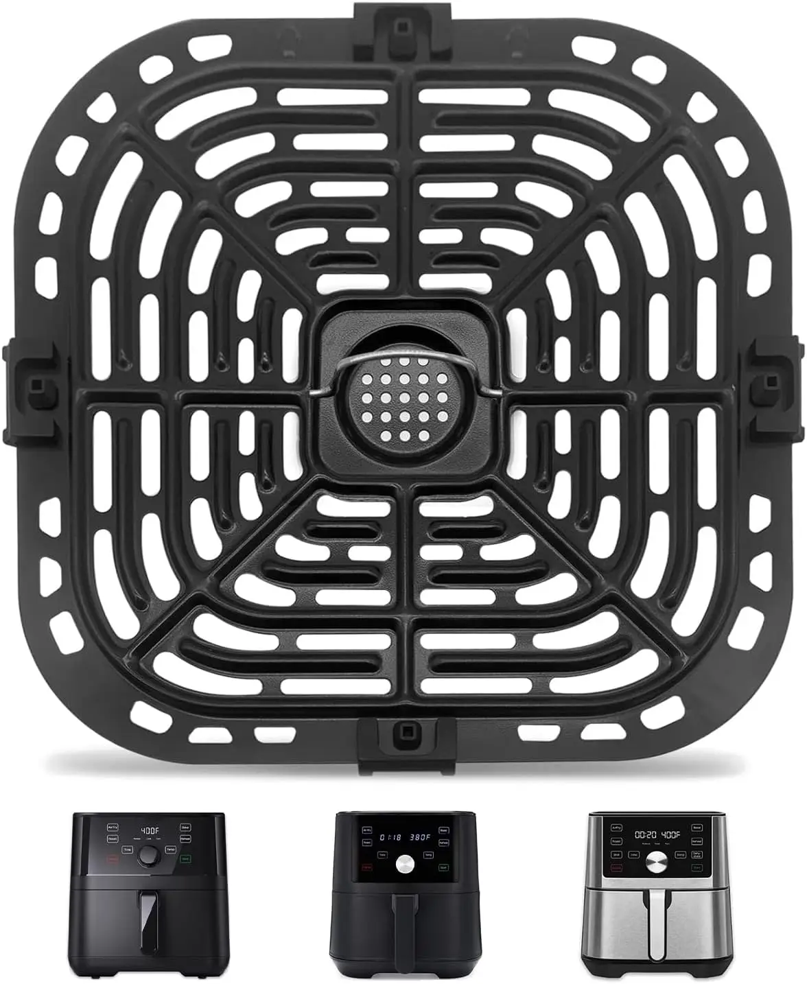 Air Fryer Replacement Tray Compatible with 6QT 5.7QT Models, Stainless Steel Crisper Plate Rack, Dishwasher Safe
Air Fryer Replacement Tray Compatible with 6QT 5.7QT Models, Stainless Steel Crisper Plate Rack, Dishwasher Safe