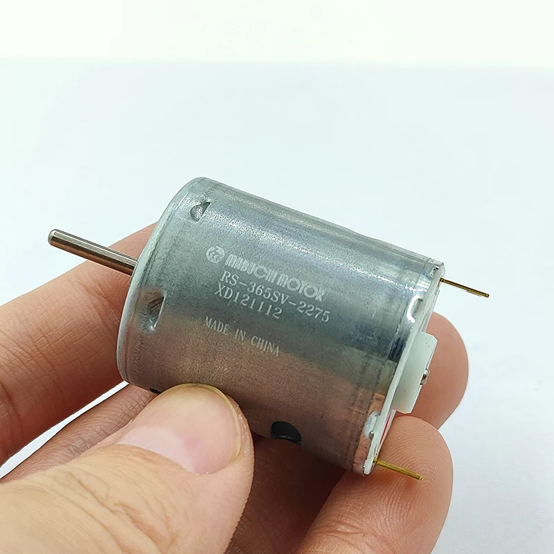 Mabuchi RS-365SV-2275 DC Motor DC 12V 18V 24V 26000RPM High Speed Carbon Brush RS-365 Motor for Hair Dryer Hobby Toy Model
Mabuchi RS-365SV-2275 DC Motor DC 12V 18V 24V 26000RPM High Speed Carbon Brush RS-365 Motor for Hair Dryer Hobby Toy Model