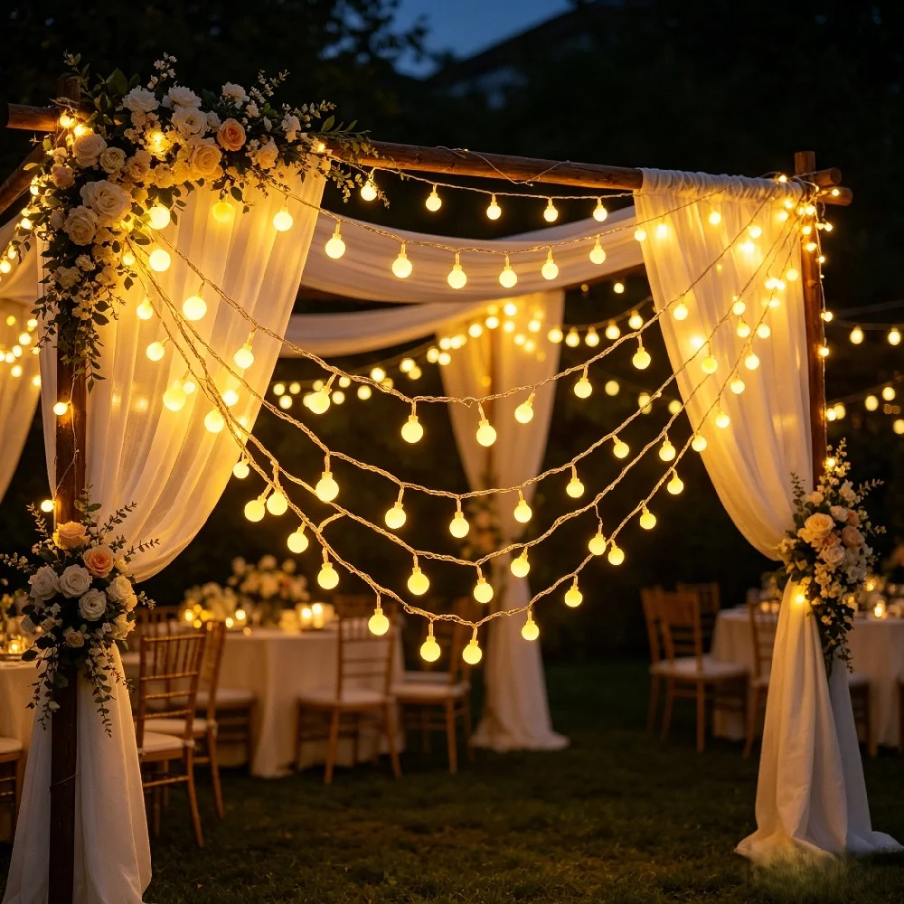 1.5M 3M 6M 10M Cherry Balls Fairy String Decorative Lights Battery Operated Wedding Christmas Outdoor Patio Garland Decoration
1.5M 3M 6M 10M Cherry Balls Fairy String Decorative Lights Battery Operated Wedding Christmas Outdoor Patio Garland Decoration