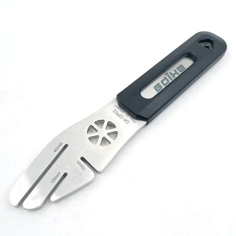 GDIKE GK-DP03 Гайковый ключ для дискового тормоза для горного велосипеда 172,6 г EIEIO Корректирующий ключ из нержавеющей стали Запчасти для велосипеда
GDIKE GK-DP03 Гайковый ключ для дискового тормоза для горного велосипеда 172,6 г EIEIO Корректирующий ключ из нержавеющей стали Запчасти для велосипеда