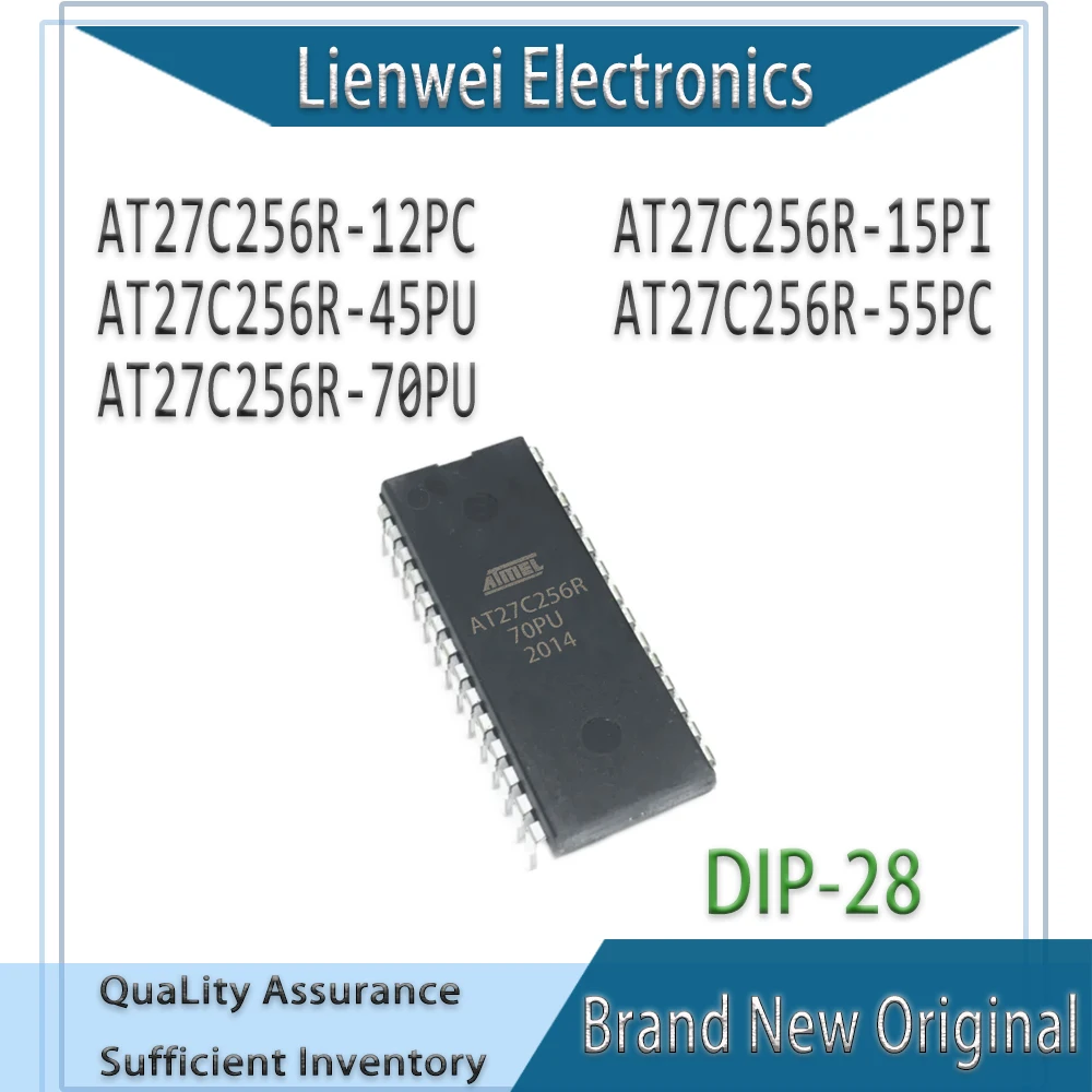 100% New Original AT27C256R AT27C256R-12PC AT27C256R-15PI AT27C256R-45PU AT27C256R-55PC AT27C256R-70PU IC Chipset DIP-28
100% New Original AT27C256R AT27C256R-12PC AT27C256R-15PI AT27C256R-45PU AT27C256R-55PC AT27C256R-70PU IC Chipset DIP-28