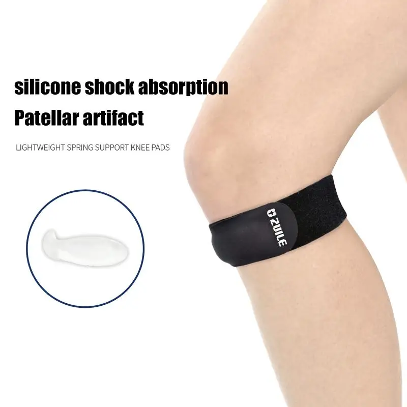 Silicone Patellar Tendon Knee Straps Adjustable Patellar Brace Comfortable Knee Joint Protection For Running Fitness Ball Sports
Silicone Patellar Tendon Knee Straps Adjustable Patellar Brace Comfortable Knee Joint Protection For Running Fitness Ball Sports