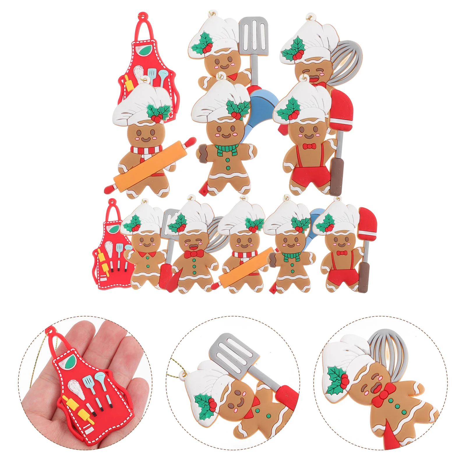 12 Pcs Christmas Tree Ornaments Gingerbread Man Decor Decoration Sto Plastic Xmas Gift Decorations
12 Pcs Christmas Tree Ornaments Gingerbread Man Decor Decoration Sto Plastic Xmas Gift Decorations