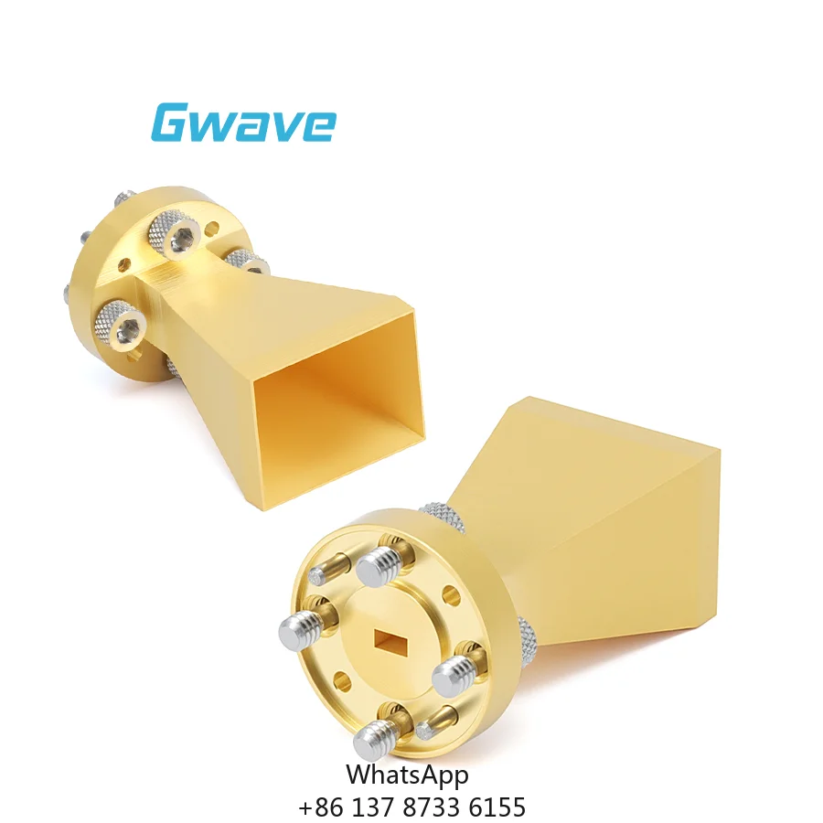 Gwave GHA600900-20 WR-12 E Band 60-90GHz Rectangular 20dBi Gain Horn Antenna With Coaxial Mounting For RF Communication
Gwave GHA600900-20 WR-12 E Band 60-90GHz Rectangular 20dBi Gain Horn Antenna With Coaxial Mounting For RF Communication