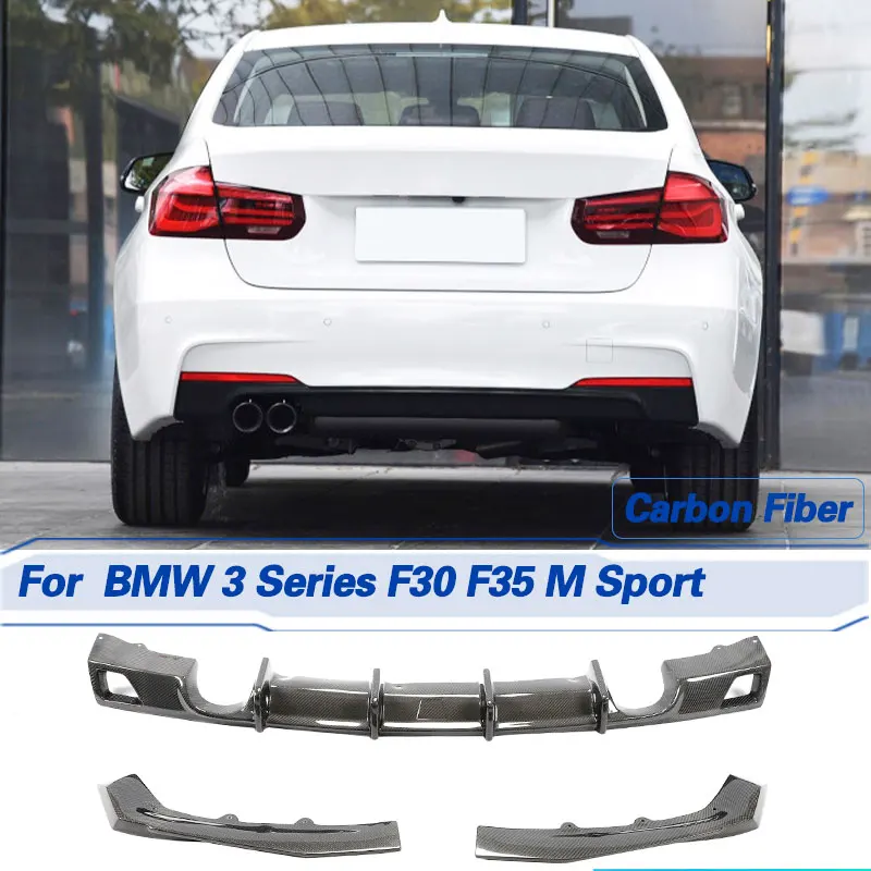 Car Rear Bumper Diffuser Lip Spoiler Carbon Fiber for BMW 3 Series F30 F35 M-Sport Sedan 340i 2014-2018 Rear Lip with Splitters
Car Rear Bumper Diffuser Lip Spoiler Carbon Fiber for BMW 3 Series F30 F35 M-Sport Sedan 340i 2014-2018 Rear Lip with Splitters