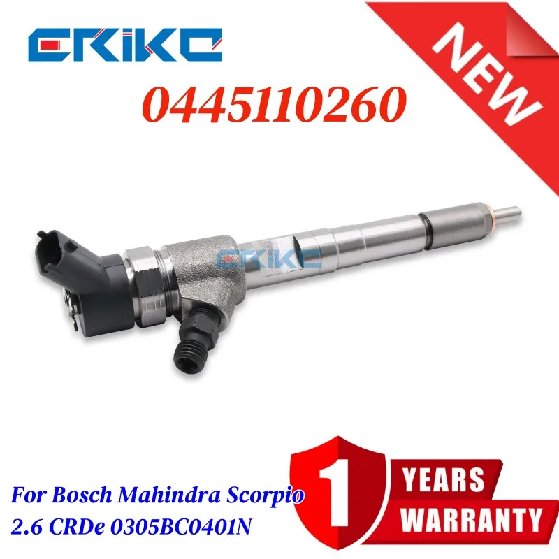 Auto 0445110260 Injection 0445 110 260 Common Rail Fuel Injector 0 445 110 260 for Mahindra Scorpio 2.6 CRDe 0305BC0401N
Auto 0445110260 Injection 0445 110 260 Common Rail Fuel Injector 0 445 110 260 for Mahindra Scorpio 2.6 CRDe 0305BC0401N