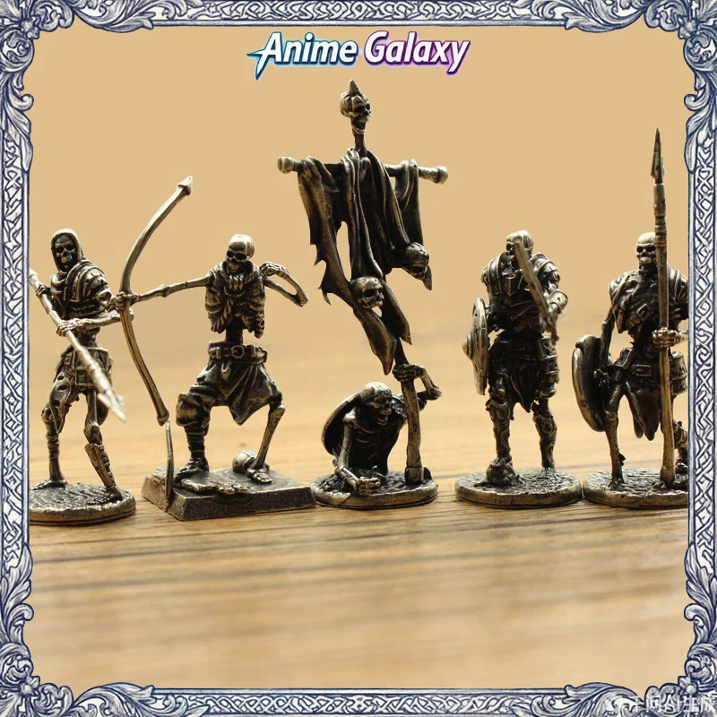 Бронзовые миниатюры скелетов-ундеадов для настольных военных игр, коллекционные фигурки солдат, украшения для настольных игр и т.д.
Бронзовые миниатюры скелетов-ундеадов для настольных военных игр, коллекционные фигурки солдат, украшения для настольных игр и т.д.