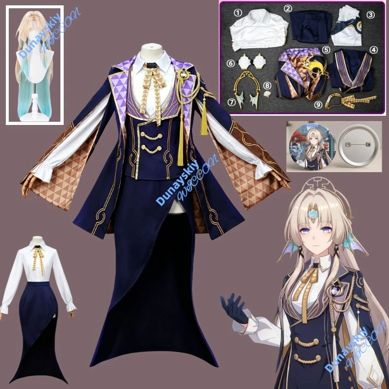 Honkai Star Rail Pearl Stoneheart Ten Lords Uniform Complete Cosplay Set for Halloween and Convention Wear
Honkai Star Rail Pearl Stoneheart Ten Lords Uniform Complete Cosplay Set for Halloween and Convention Wear