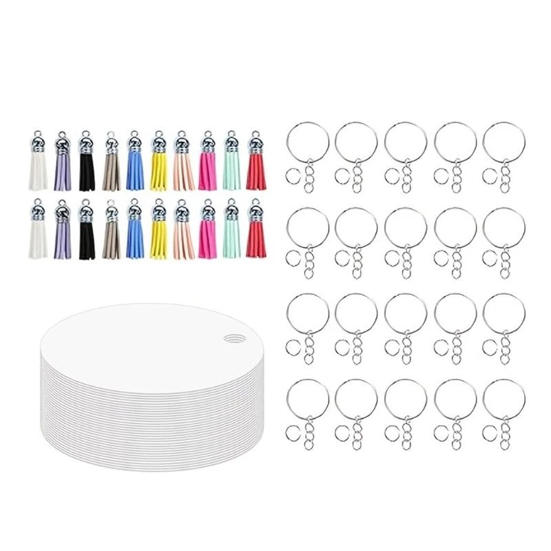 N7MF 80 Pieces Keychain Blanks for Craft Enthusiasts Heat Transfer Keyrings Supplies
N7MF 80 Pieces Keychain Blanks for Craft Enthusiasts Heat Transfer Keyrings Supplies