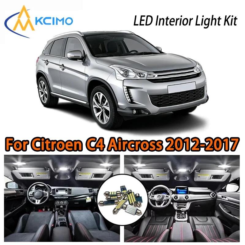 Brilliant LED Interior Lights For Citroen C4 Aircross 2012-2017, Two Colors Choice Easy Install Super Bright
Brilliant LED Interior Lights For Citroen C4 Aircross 2012-2017, Two Colors Choice Easy Install Super Bright