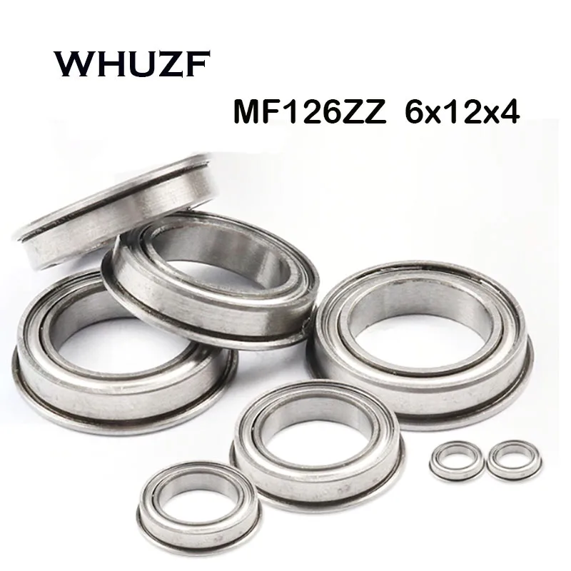 MF126ZZ MF126-2RS Bearing (10/20/50PCS/Lot) ABEC-7 10PCS 6x12x4 mm Miniature Flanged MF126Z Ball Bearings MF126 ZZ подшипник
MF126ZZ MF126-2RS Bearing (10/20/50PCS/Lot) ABEC-7 10PCS 6x12x4 mm Miniature Flanged MF126Z Ball Bearings MF126 ZZ подшипник