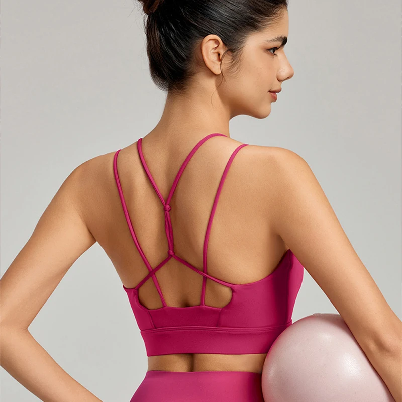 Yoga Bra Women Thin Shoulder Strap Non Slip Sports Vest High Elasticity Beautiful Back Gather Fitness Bra Breathable Sportswear
Yoga Bra Women Thin Shoulder Strap Non Slip Sports Vest High Elasticity Beautiful Back Gather Fitness Bra Breathable Sportswear