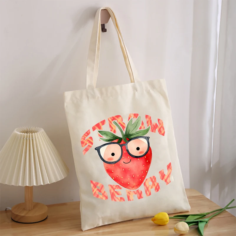 Fashionable Canvas Tote Bag Harajuku Style Student Shopping Bag With Fruits Basket Print For Cross-Border E-commerce
Fashionable Canvas Tote Bag Harajuku Style Student Shopping Bag With Fruits Basket Print For Cross-Border E-commerce