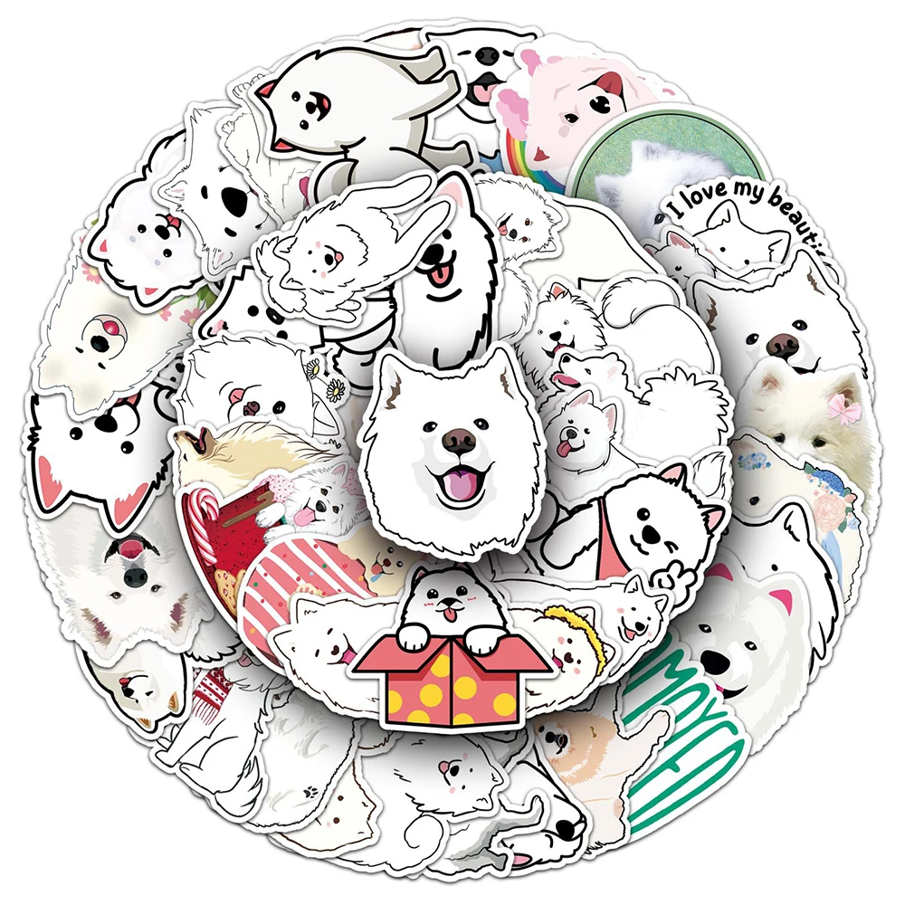 10/30/50Pcs Kawaii Samoyed Dog Anime Stickers Cute Animal Cartoon Decals Motorcycle Laptop Diary Suitcase Graffiti Sticker Decor
10/30/50Pcs Kawaii Samoyed Dog Anime Stickers Cute Animal Cartoon Decals Motorcycle Laptop Diary Suitcase Graffiti Sticker Decor