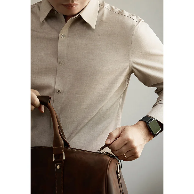 Non-Iron Men's Modal Cool Touch Long Sleeves Shirt - Wrinkle-Resistant Business Casual Formal Office WearYY165
Non-Iron Men's Modal Cool Touch Long Sleeves Shirt - Wrinkle-Resistant Business Casual Formal Office WearYY165