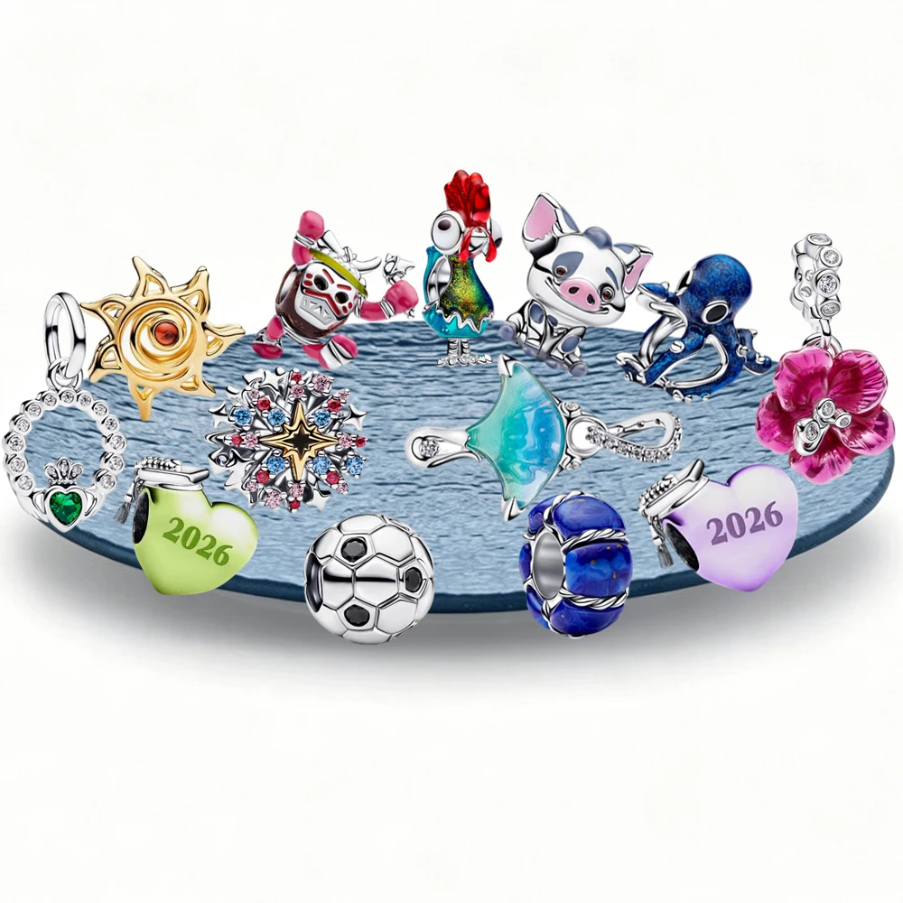 2026 New 925 Silver Hot Heart Graduation Football Octopus Champion Trophy Display Beads Exquisite DIY Charm Jewelry Tools
2026 New 925 Silver Hot Heart Graduation Football Octopus Champion Trophy Display Beads Exquisite DIY Charm Jewelry Tools