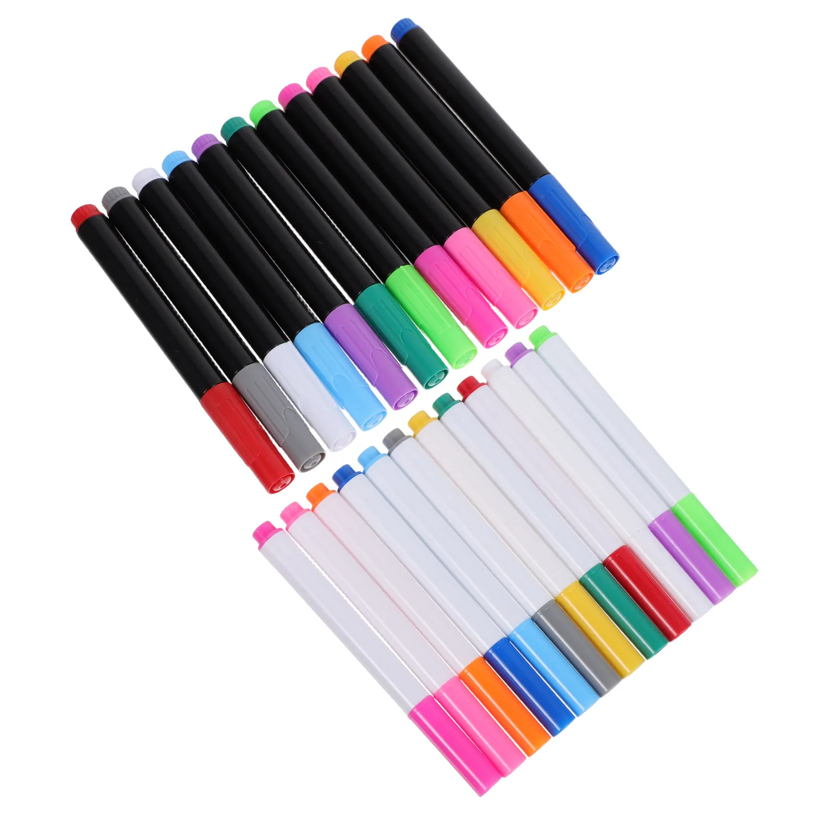 24Pcs Neon Liquid Chalk Markers Erasable Highlighter Fast-Dry Non-Toxic Bright Colors for LED Whiteboard Blackboard Office
24Pcs Neon Liquid Chalk Markers Erasable Highlighter Fast-Dry Non-Toxic Bright Colors for LED Whiteboard Blackboard Office