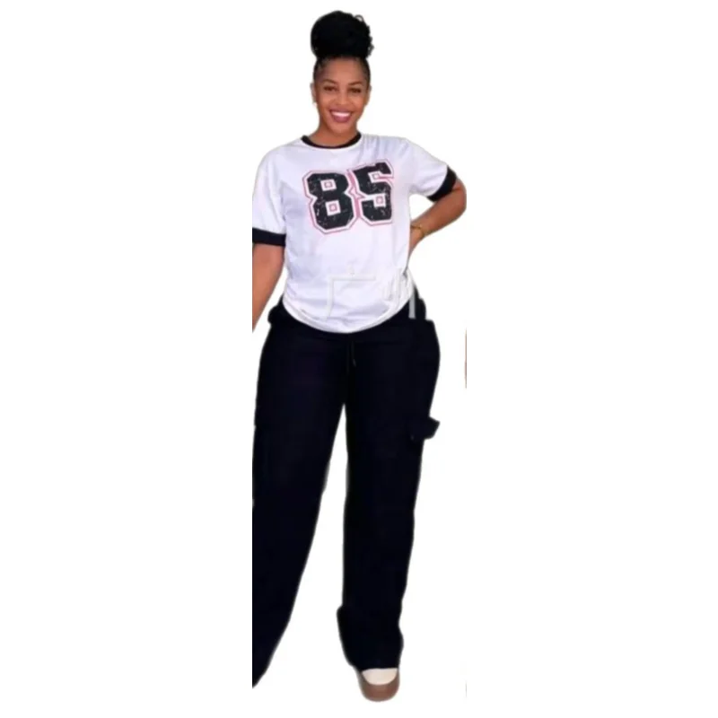 Customized 2 Piece Women Sets 2025 New Arrival Spring Summer Matching Sets Stripe Print Two Pieces Sets Top Pants Suits Outfits
Customized 2 Piece Women Sets 2025 New Arrival Spring Summer Matching Sets Stripe Print Two Pieces Sets Top Pants Suits Outfits