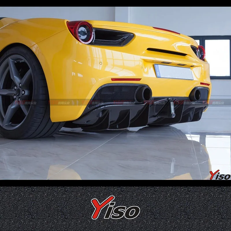 Suitable for 488 dry carbon fiber Capristo rear lip rear spoiler rear bumper Modified encirclement bumper
Suitable for 488 dry carbon fiber Capristo rear lip rear spoiler rear bumper Modified encirclement bumper