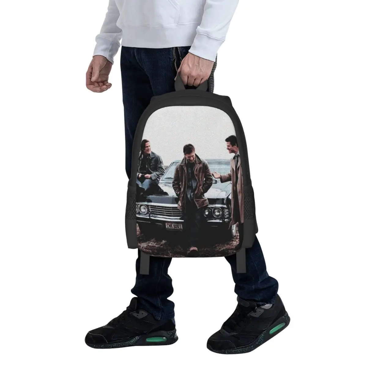 Supernatural, Sam Winchester, Dean Winchester Student Backpack School Bag Hiking Travel Daypack Fashion Bookbag Shoulder Bags
Supernatural, Sam Winchester, Dean Winchester Student Backpack School Bag Hiking Travel Daypack Fashion Bookbag Shoulder Bags