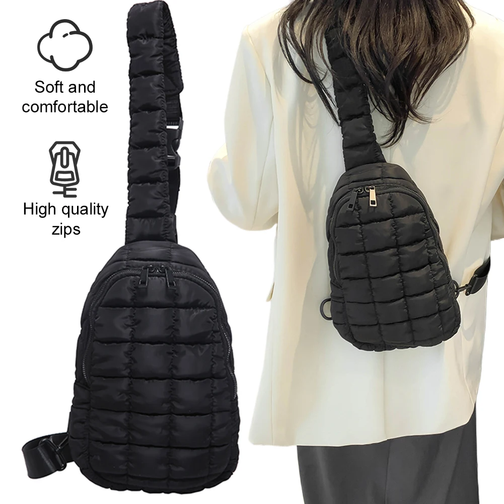 Quilted Chest Bag for Women Puffer Crossbody Bag Fashion Casual Sling Crossbody Purse Shoulder Bag for Travel Christmas Gift
Quilted Chest Bag for Women Puffer Crossbody Bag Fashion Casual Sling Crossbody Purse Shoulder Bag for Travel Christmas Gift