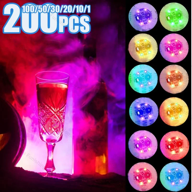 1-200PCS Glowing LED Drink Coasters for Weddings Parties Bars Shot Bottle Decor Luminous Tableware Accessories Light Lamp
1-200PCS Glowing LED Drink Coasters for Weddings Parties Bars Shot Bottle Decor Luminous Tableware Accessories Light Lamp