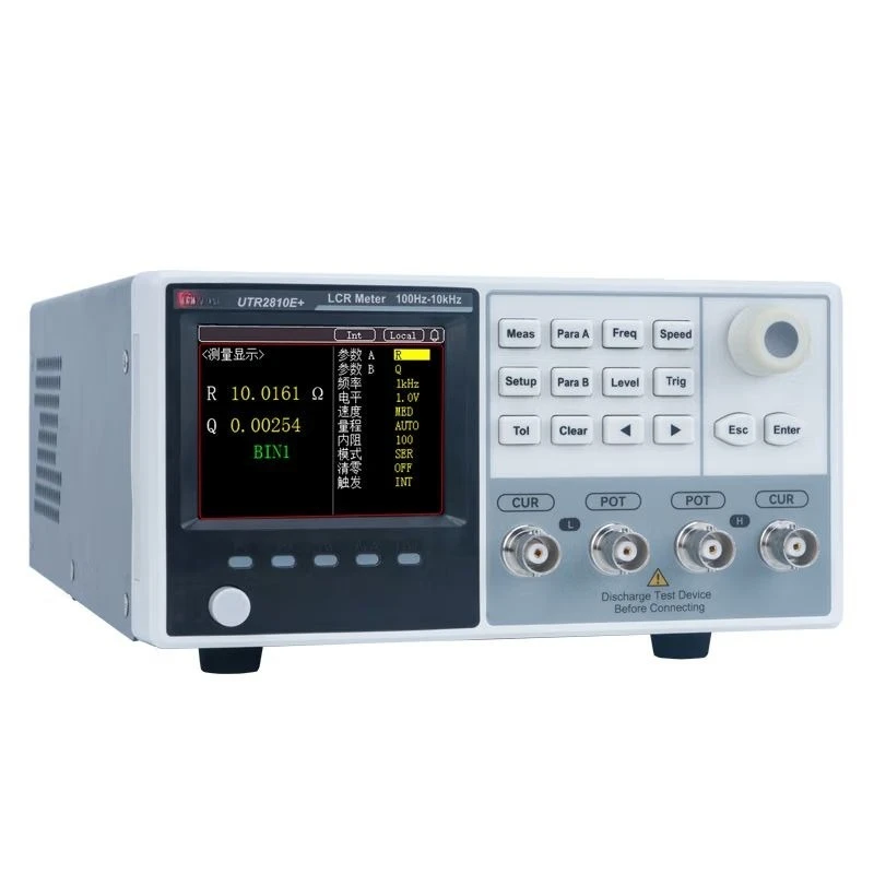 UTR2810E + High precision inductance resistance capacitance electrical parameter tester benchtop
UTR2810E + High precision inductance resistance capacitance electrical parameter tester benchtop