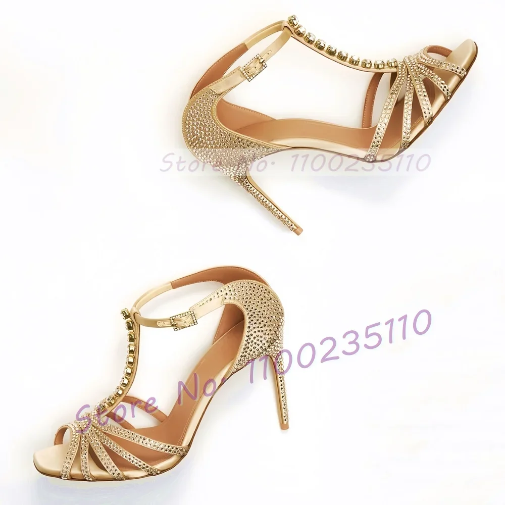 Женские босоножки на каблуке с золотыми кристаллами и Т-образным ремешком, пикантные туфли-лодочки с открытым квадратным носком, летние женские вечерние туфли цвета шампанского с перекрестным ремешком
Женские босоножки на каблуке с золотыми кристаллами и Т-образным ремешком, пикантные туфли-лодочки с открытым квадратным носком, летние женские вечерние туфли цвета шампанского с перекрестным ремешком