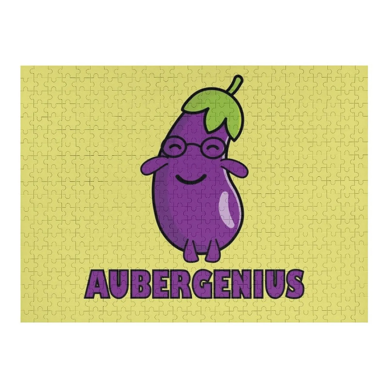 Funny purple eggplant aubergenius Jigsaw Puzzle Personalized Name Personalised Puzzle
Funny purple eggplant aubergenius Jigsaw Puzzle Personalized Name Personalised Puzzle