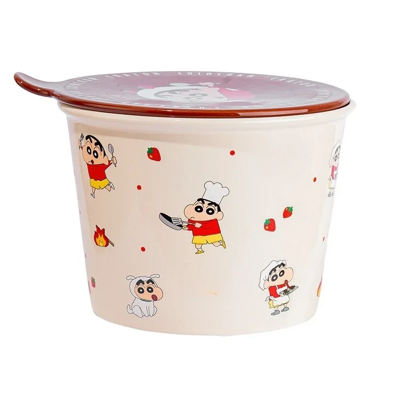 Instant noodle bowl with lid New female high-value household ceramic bowl Student dormitory birthday gift
Instant noodle bowl with lid New female high-value household ceramic bowl Student dormitory birthday gift