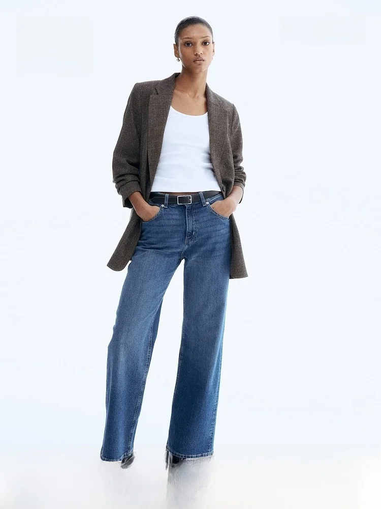 H&M Summer New Women's Casual Pleated Sleeve Suit Polyester Fiber Spandex Elastic Fiber Viscose Fiber Regular Length
H&M Summer New Women's Casual Pleated Sleeve Suit Polyester Fiber Spandex Elastic Fiber Viscose Fiber Regular Length
