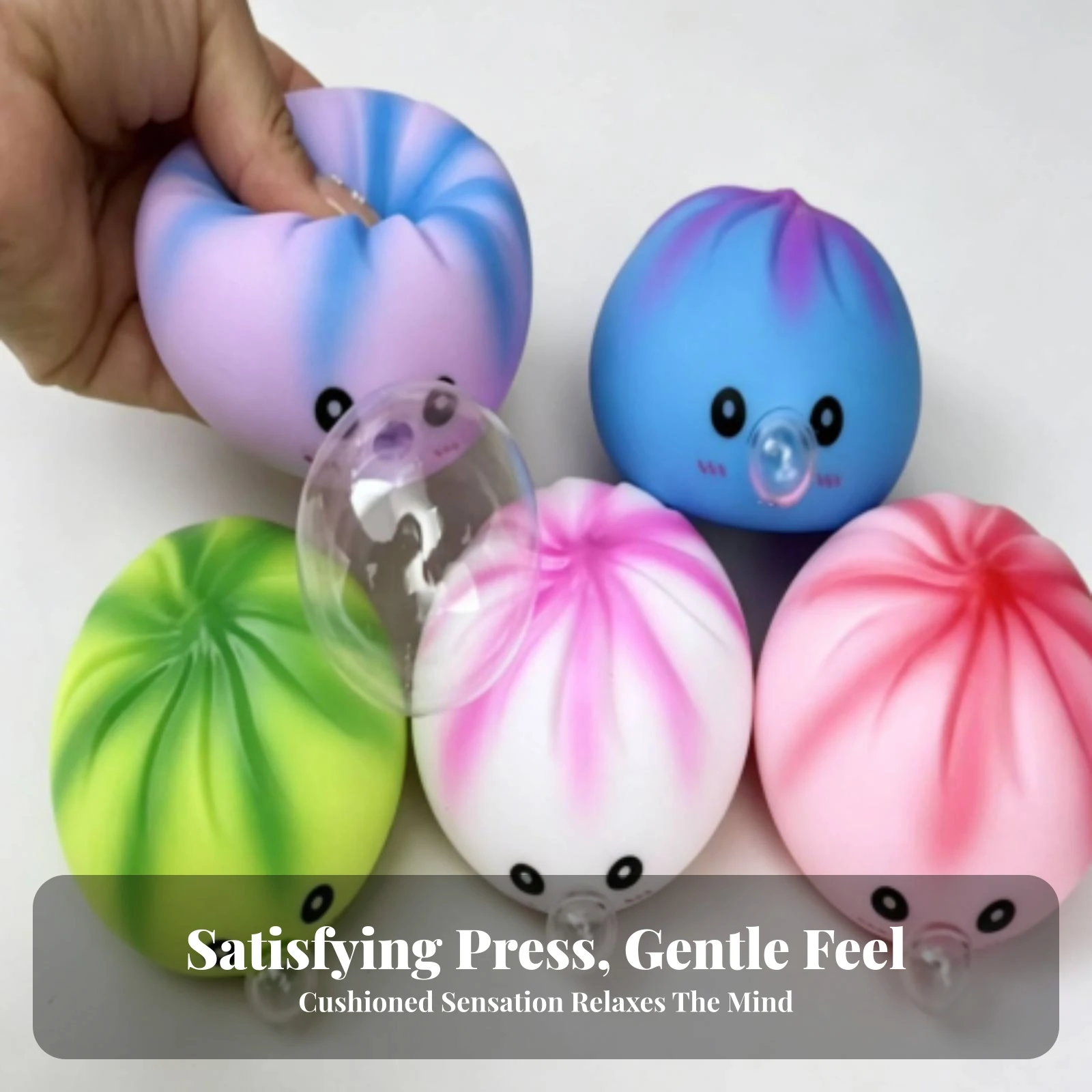 12 Pieces Dumpling Squishy Toy Silicone-Style Cartoon Face Squishy
12 Pieces Dumpling Squishy Toy Silicone-Style Cartoon Face Squishy