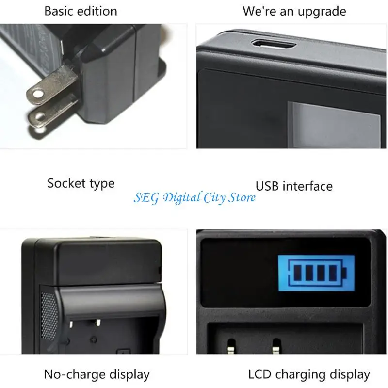 U75B ЖК-дисплей USB EN-EL19 Сменное зарядное устройство для S100 S2500 S2550 S2600 S2700 S2750 S2800 S3100 S3200 Аккумуляторы
U75B ЖК-дисплей USB EN-EL19 Сменное зарядное устройство для S100 S2500 S2550 S2600 S2700 S2750 S2800 S3100 S3200 Аккумуляторы