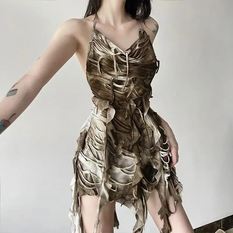 American Tie-Dye Wasteland Style Tassel Strap Dress For Women, Multiple Wearing Styles, Backless Tie Strap Hot Girl
American Tie-Dye Wasteland Style Tassel Strap Dress For Women, Multiple Wearing Styles, Backless Tie Strap Hot Girl