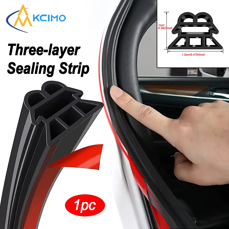 Triple-Layer Automotive Weatherstrip, Soundproof & Dustproof Car Door Seal Strip with Strong Adhesive, Universal Fit
Triple-Layer Automotive Weatherstrip, Soundproof & Dustproof Car Door Seal Strip with Strong Adhesive, Universal Fit