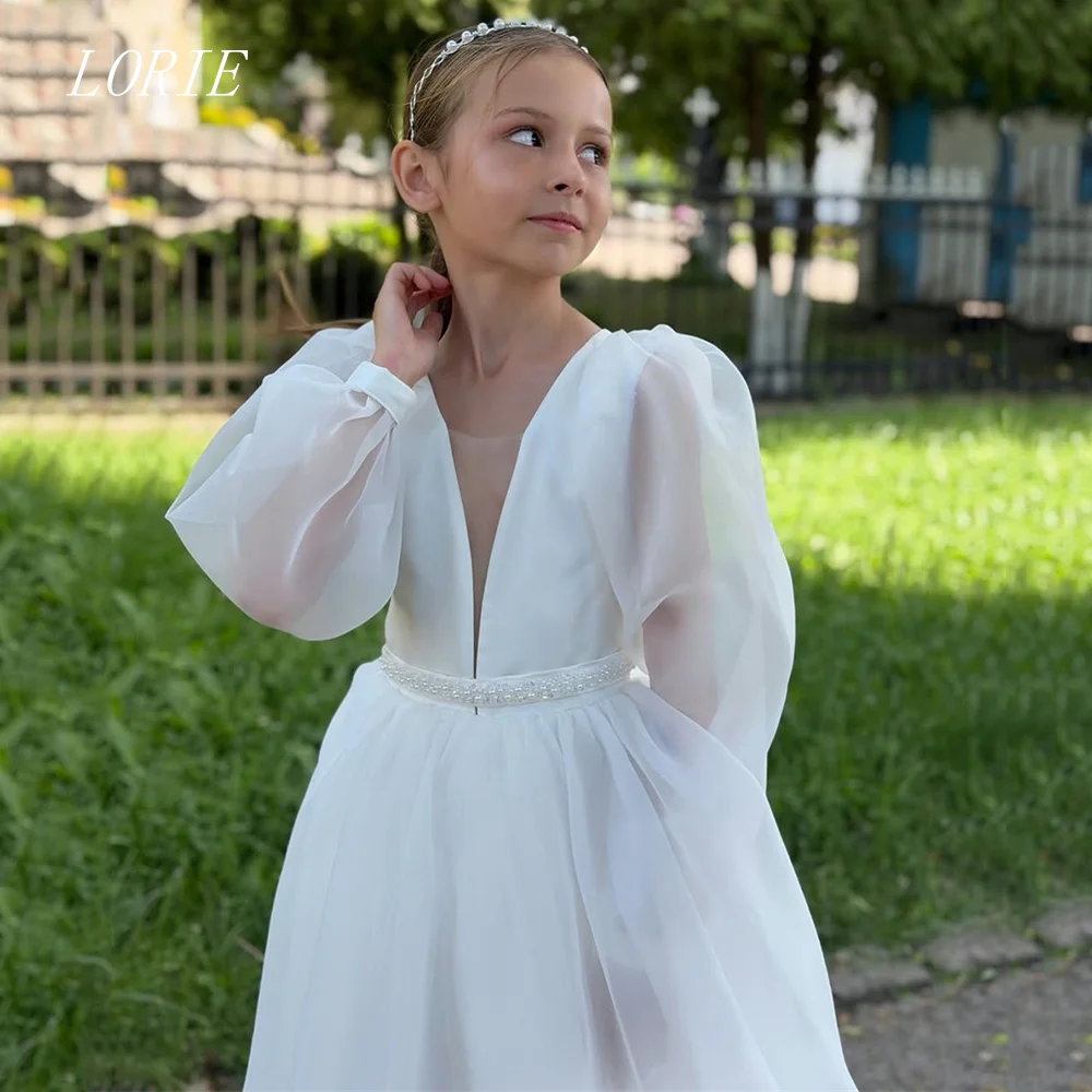 LORIE Luxury Dress For Girls V Neck Beading Girl Gowns Tiered Sheer Full Sleeve Child Ceremony Girl Dress Customized 2026
LORIE Luxury Dress For Girls V Neck Beading Girl Gowns Tiered Sheer Full Sleeve Child Ceremony Girl Dress Customized 2026