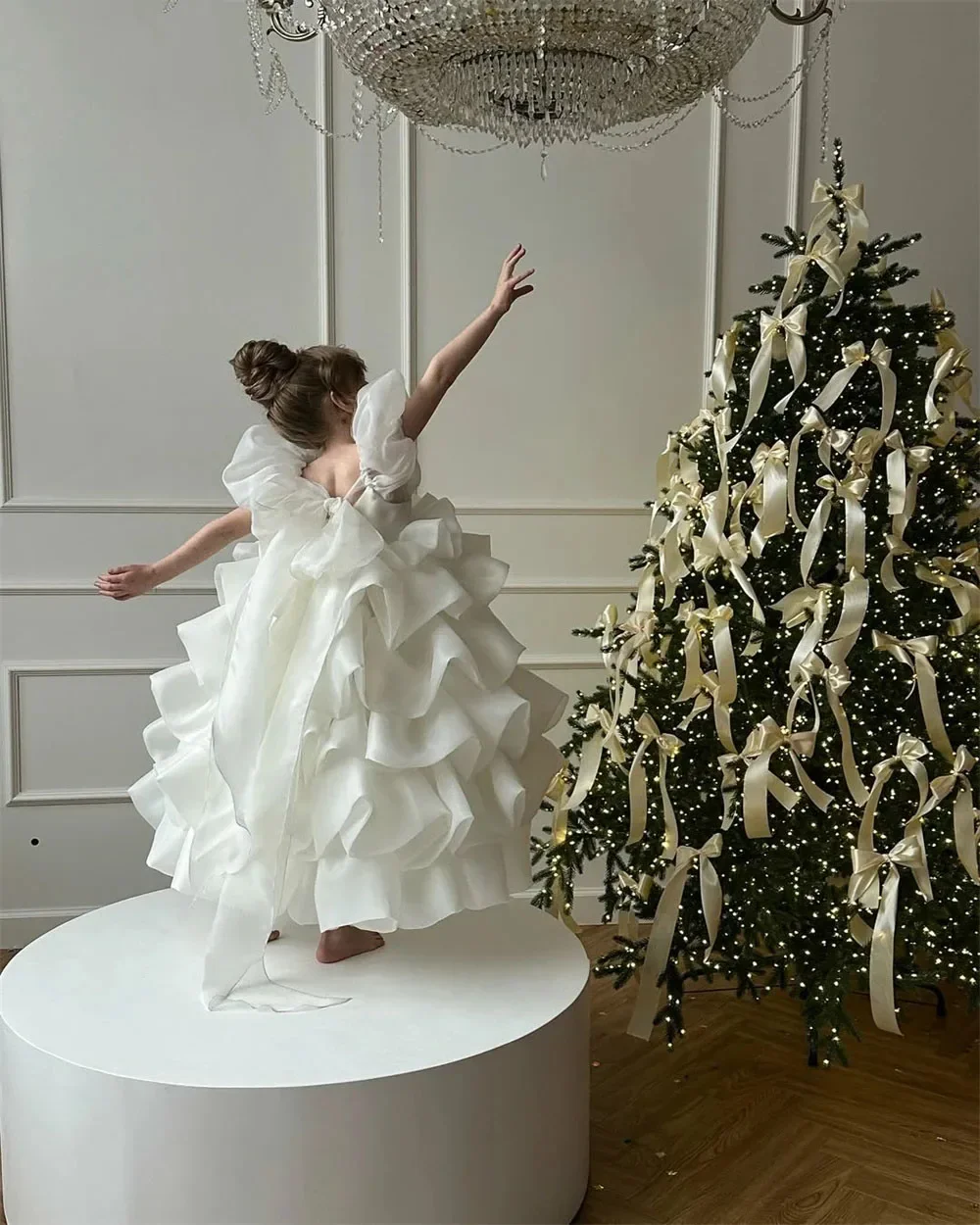 Graceful Flower Girl Dresses For Wedding Tiered Puffy Princess First Communion Birthday Party Formal Events Ball Gown Customized
Graceful Flower Girl Dresses For Wedding Tiered Puffy Princess First Communion Birthday Party Formal Events Ball Gown Customized