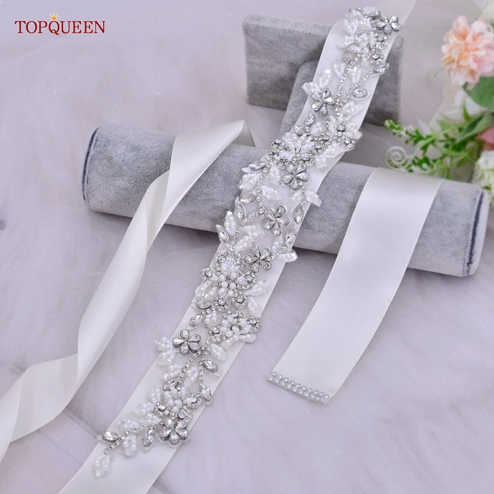 TOPQUEEN Wedding Belts Bridal Flower Belt for Party Dresses Belt Chains Party Belts for Women Belt for Wedding Offwhite Belt S79
TOPQUEEN Wedding Belts Bridal Flower Belt for Party Dresses Belt Chains Party Belts for Women Belt for Wedding Offwhite Belt S79