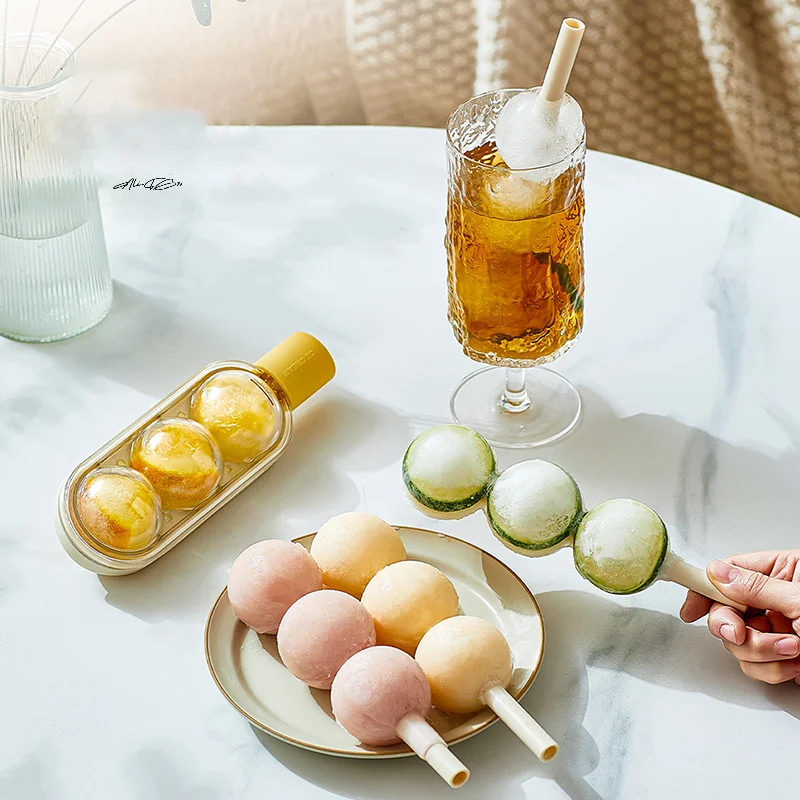 Candied Haws Shape Silicone Ice Cream Mold With Straw Cute Popsicle Molds For DIY Fruit Ice Cubes And Desserts Kitchen Tool
Candied Haws Shape Silicone Ice Cream Mold With Straw Cute Popsicle Molds For DIY Fruit Ice Cubes And Desserts Kitchen Tool