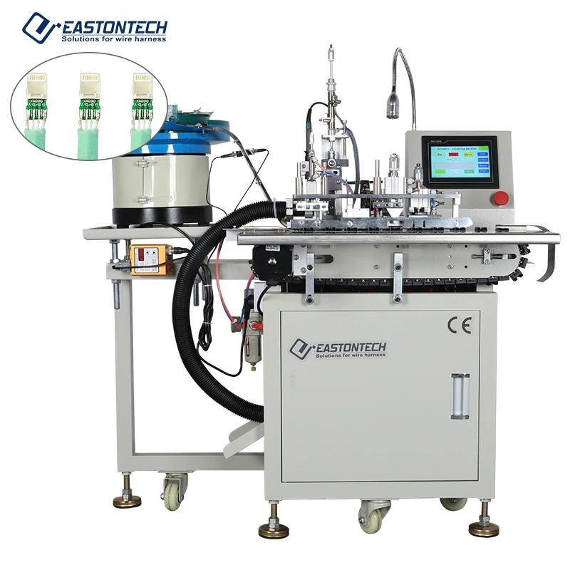 FACTORY Professional Automatic USB Cable Type-C Welding Machine/Data Cable Making Machine/Data Wire Soldering Machine
FACTORY Professional Automatic USB Cable Type-C Welding Machine/Data Cable Making Machine/Data Wire Soldering Machine