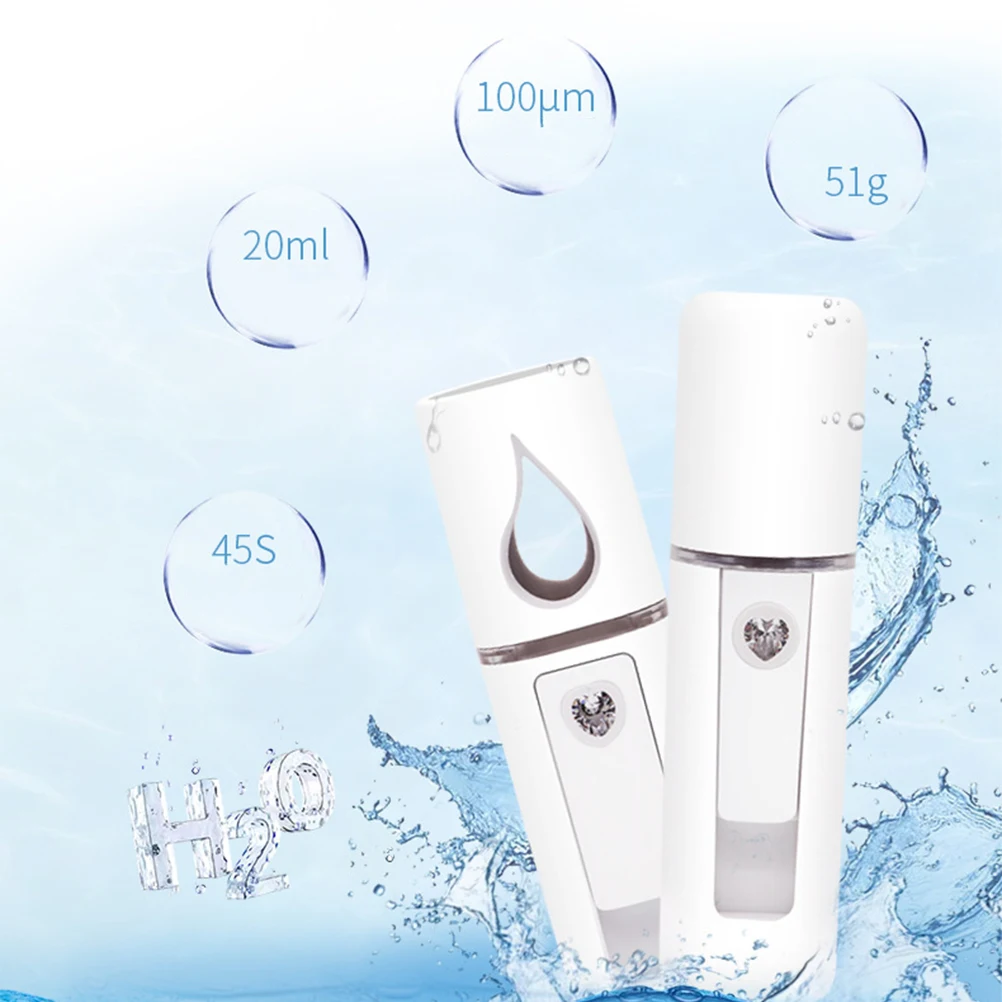Handheld Humidifier Nano Mist Sprayer Mini Face Instruments Steamer Moisturizer Dry Skin Facial Cleansing Tool Compact
Handheld Humidifier Nano Mist Sprayer Mini Face Instruments Steamer Moisturizer Dry Skin Facial Cleansing Tool Compact