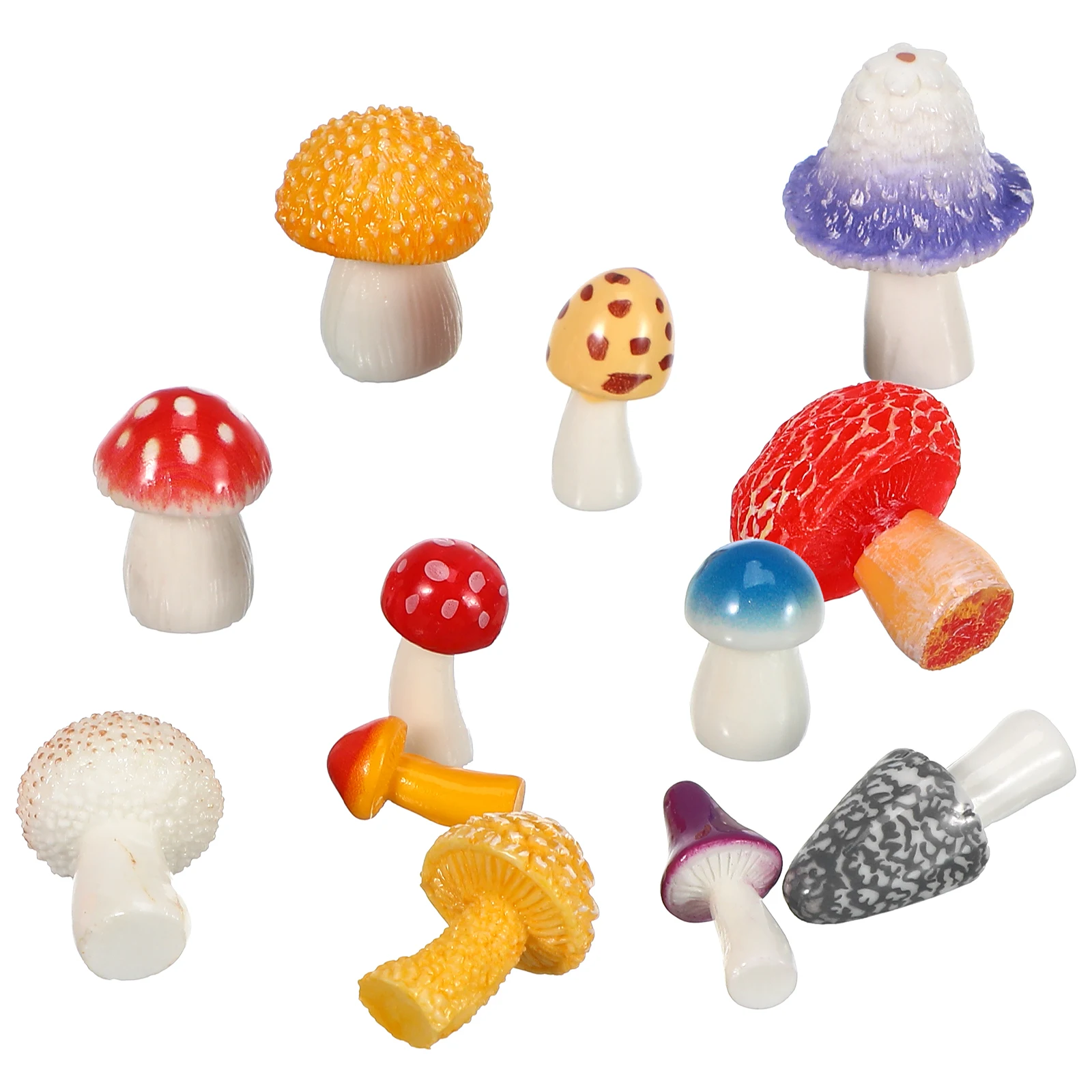 12pcs Simulated Jungle Mushrooms Resin Figurines Mini Statue Lifelike Decor Tiny Mushrooms Micro Landscape Garden Decoration
12pcs Simulated Jungle Mushrooms Resin Figurines Mini Statue Lifelike Decor Tiny Mushrooms Micro Landscape Garden Decoration