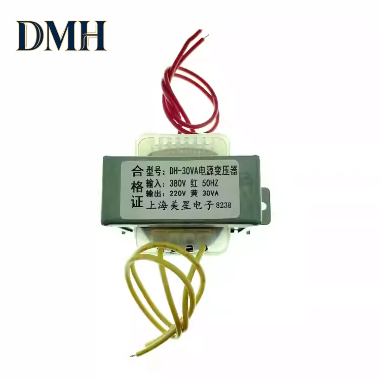 DH-30VA power transformer 380V to 220V 30W 0.136A control transformer DH series
DH-30VA power transformer 380V to 220V 30W 0.136A control transformer DH series