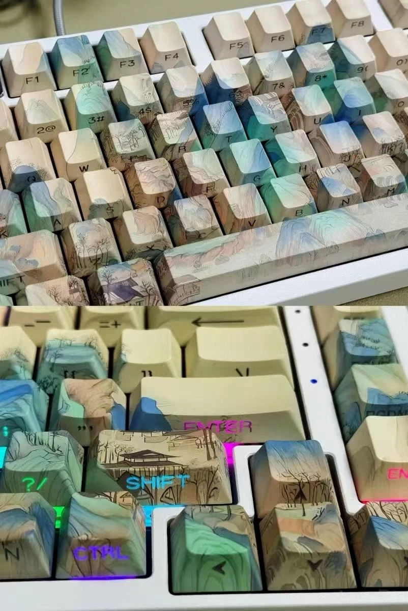 Колпачки для клавиш Thousand Miles Mountain, античная звезда, картина маслом, издание Nebula Edition, Chreey, PBT, пользовательские механические колпачки для клавиш
Колпачки для клавиш Thousand Miles Mountain, античная звезда, картина маслом, издание Nebula Edition, Chreey, PBT, пользовательские механические колпачки для клавиш