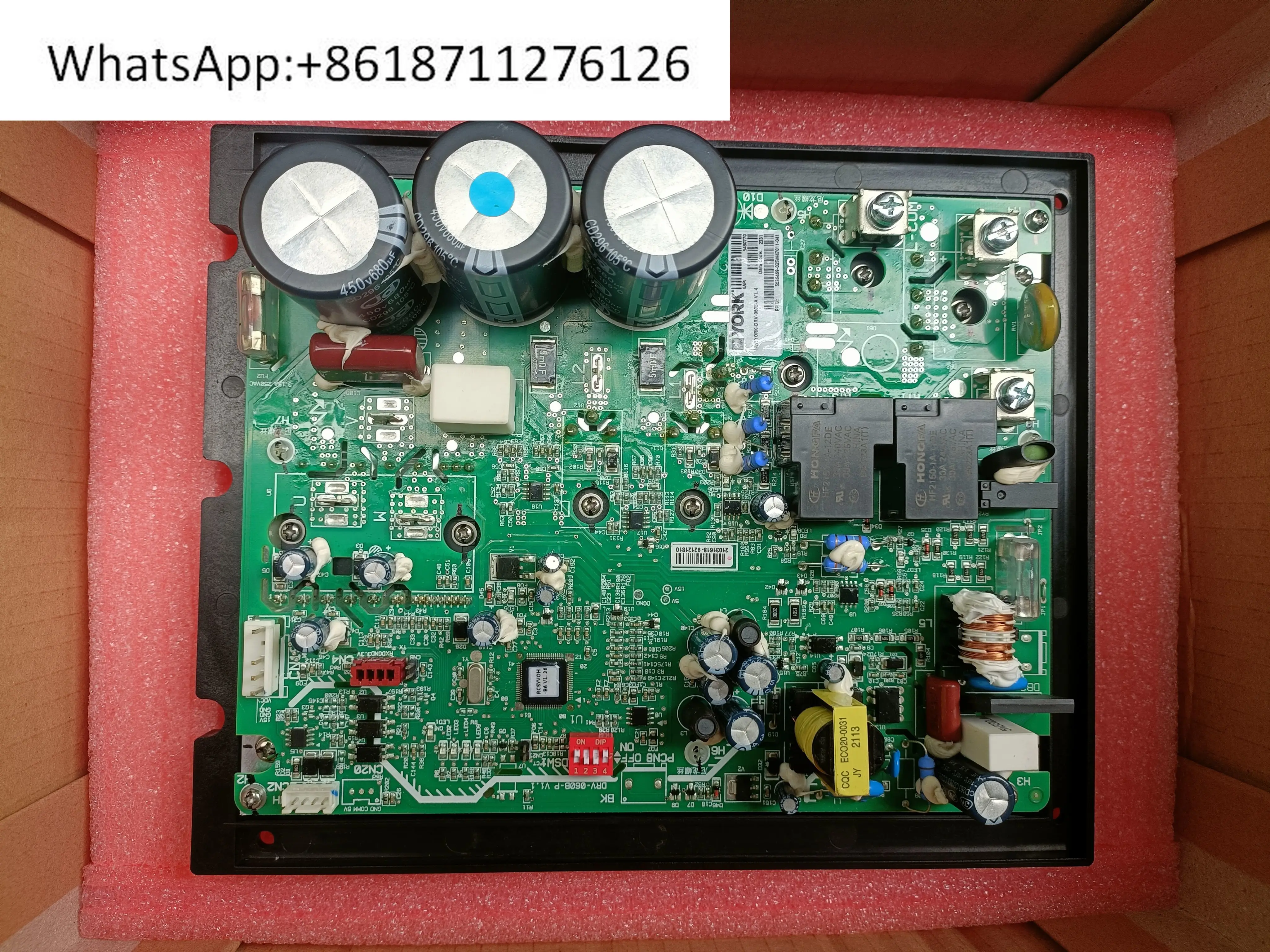 Air conditioner water machine YVAG compressor frequency conversion board 5490770, drive board 025W47011-041
Air conditioner water machine YVAG compressor frequency conversion board 5490770, drive board 025W47011-041